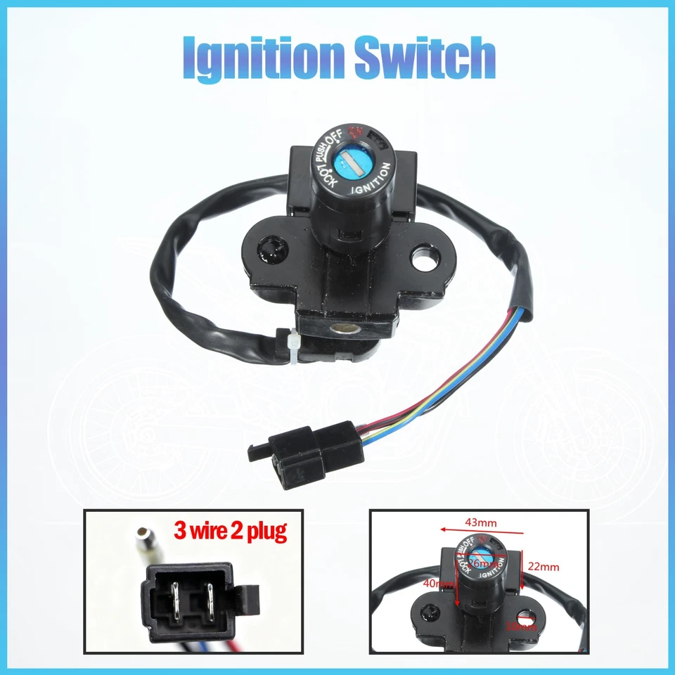 Juego de llaves de bloqueo de interruptor de encendido de gas combustible apto para Honda CBR600 F2 F3 1991-1998 95 Foto 4 de 4