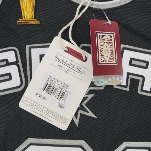 Tim Duncan Mitchell & Ness 2002-03 San Antonio Spurs Authentic NBA Finals Jersey - Picture 3 of 9