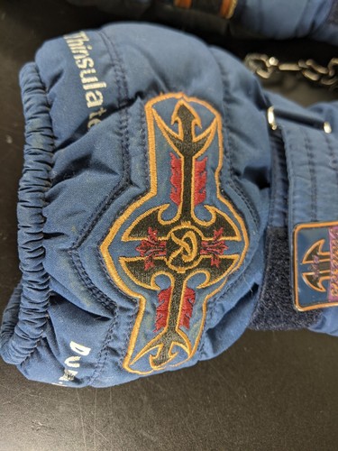 Vintage Reusch Ski Gloves Model 176 Dura-Tex Blue Men’s Size 8.5 - Picture 3 of 19