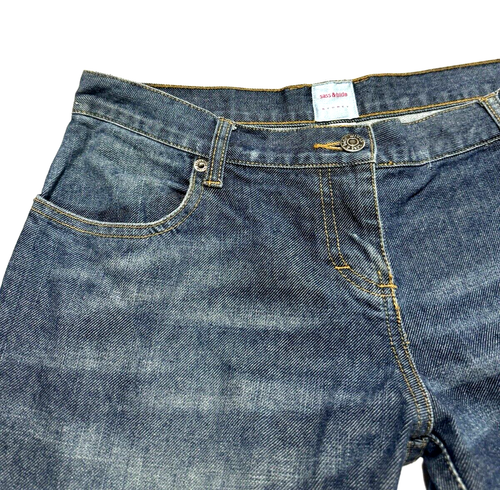 Sass & Bide Womens Size 28 Measured W30 x L32 Bootcut Blue Denim Jeans - Picture 4 of 6