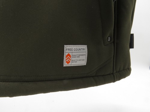 Free Country Men's Jacket Large Dark Olive Green Soft Shell Craftsman - Picture 6 of 17
