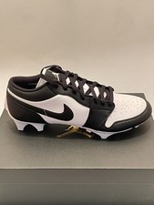 Nike Air Jordan 1 Low TD Panda Football Cleats FJ6245-100 Men’s Size 14 US