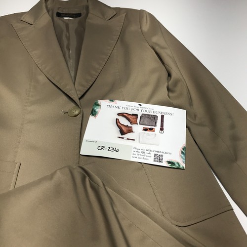 RadiCelle Suit Set Womens 30x30 Tan Khaki 2 Piece Blazer Jacket Trouser Pants - Bild 5 von 20