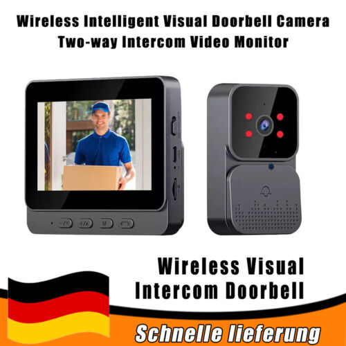 Wifi Video Türklingel mit Kamera Funkklingel Türsprechanlage Funk Türklingel Tür - Bild 23 von 24