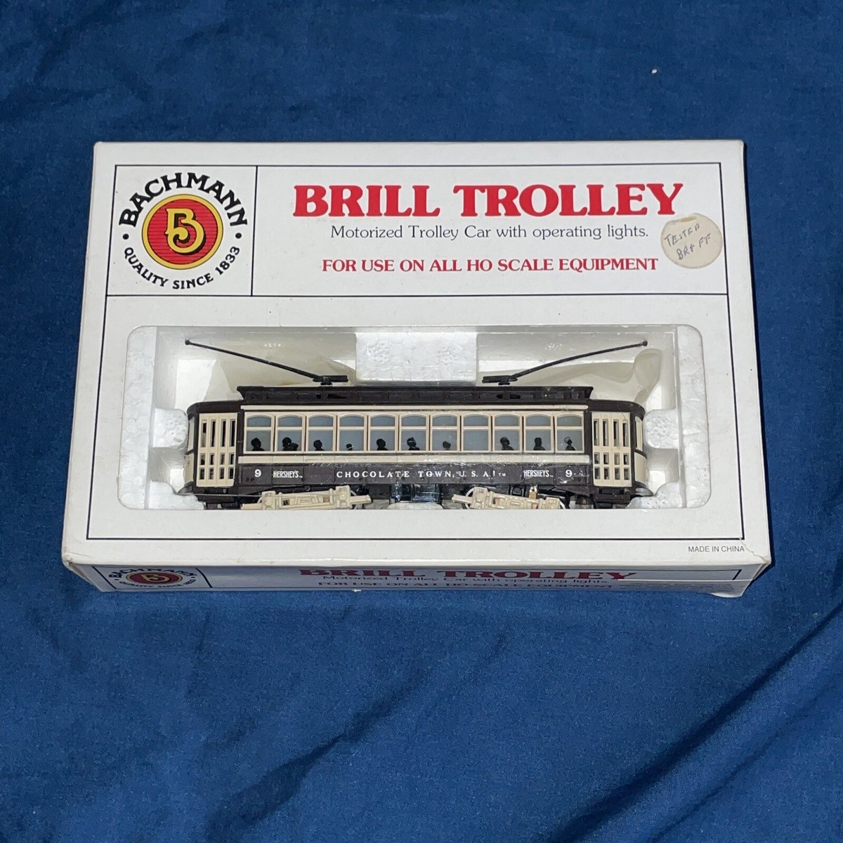 Bachmann HO Trolley Brill Hershey Chocolate Town, U.S.A. #9