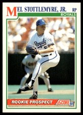 1991 Score Rookie Prospect #361 Mel Stottlemyre Jr. Kansas City Royals