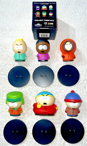SOUTH PARK FIGURES SET OF 6 CARTMAN / STAN / KYLE / BUTTERS / KENNY / TOLKEN NEW - 第 5/13 張圖片
