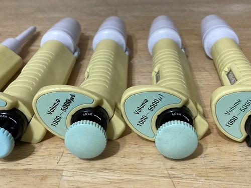 Nichiryo Nichipet EX Plus II Pipette 20-200μL 100-1000μL 1000-5000μL Untested - Picture 21 of 24