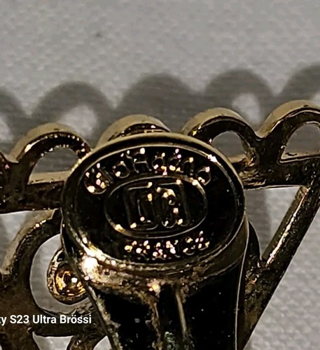 Gil d'Agena France Ohrclips Clips Orientalisch Goldfarbig m.Kristalle Perlen - Bild 14 von 15