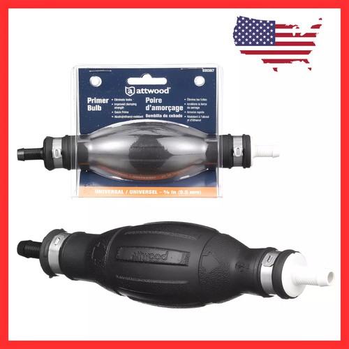 Attwood Fuel Line Primer Bulb 3.8" Outboard Motor Marine Engine Primer Bulb New