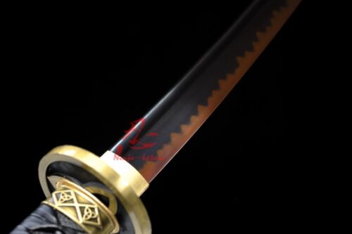 Japan Katana Sword Clay Tempered Adsorb Tungsten Blade Sword-Michonne's Sharp - Picture 5 of 8