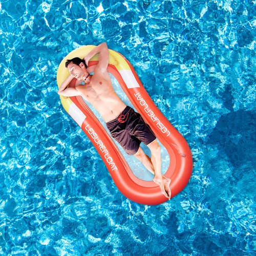 Sommer Wasserhängematte Schwimmbad Strand Wasserhängematte PVC Luftmatratze Liege  - Bild 5 von 7