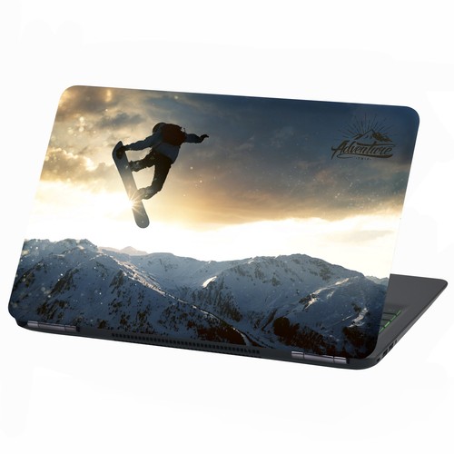 Folia na laptopa Naklejka Naklejka 13"-17 cali Skin Vinyl Notebook LP22 Snowboarder