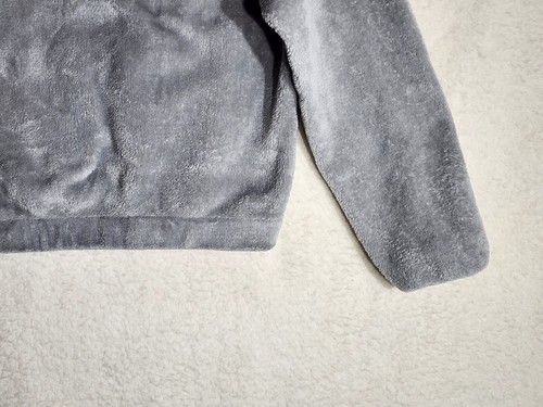Disney Winnie The Pooh Pullover Fleece Half Sweater XS Gray - Picture 5 of 11