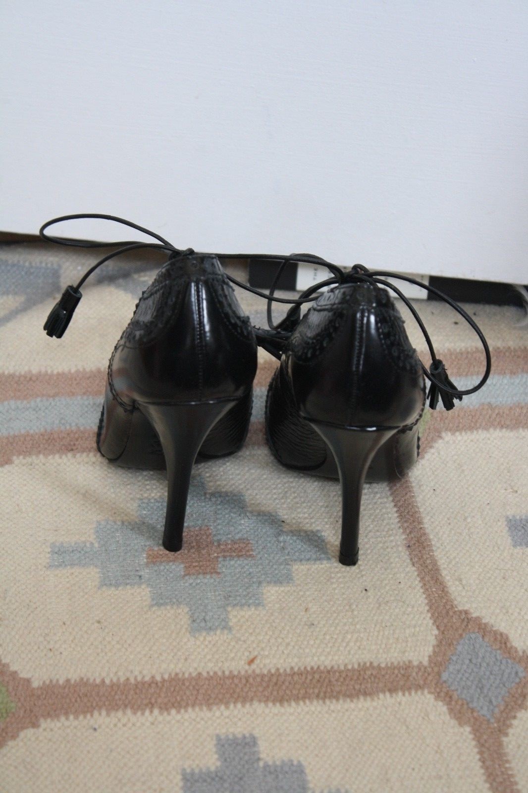 Tory Burch Espino 5.5 Tacones charol arriba negro encaje arriba charol en punta formales dd75b0 Tory Burch Espino 5.5 Tacones charol arriba negro encaje arriba charol en punta formales dd75b0