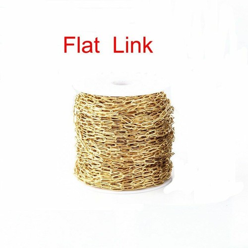 Edelstahl Gold Stahl Ton Rolo Link Großpackung Halskette Kette Zum Selbermachen Schmuckherstellung - Bild 17 von 18