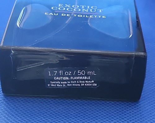 Bath & Body Works Exotic Coconut 1.7 oz Eau de Toilette Perfume NEW RARE!!! - Bild 3 von 4