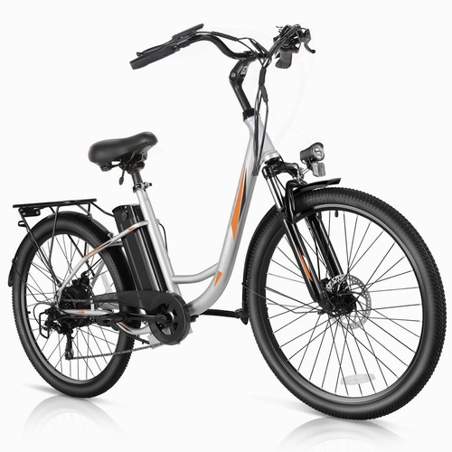 Electric Bike 26'' Fat Tire E-Bike/City Crisuer Bike/Mountain Bicycle Muiticolor - Picture 84 of 185