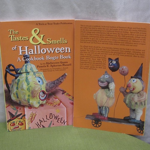 TASTES & SMELLS OF HALLOWEEN Cookbook w history Pamela Apkarian-Russell folk art - Bild 1 von 4
