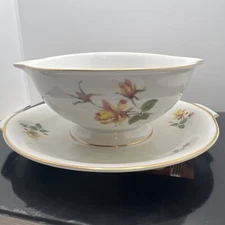 Rosenthal Charlene Gravy Boat Aida Yellow Rose
