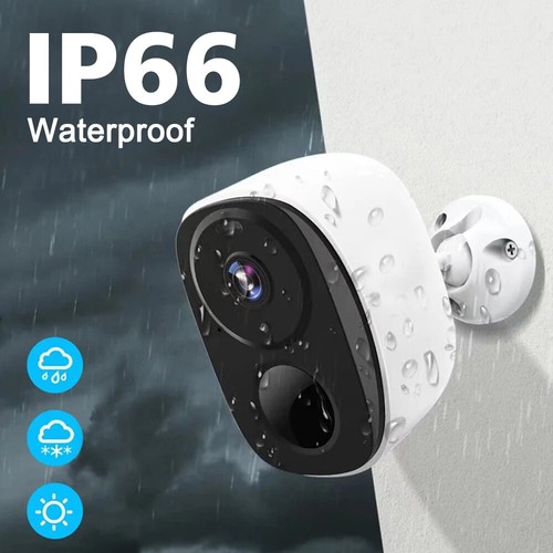 Cámara de seguridad IP inalámbrica WiFi 2K 5MP panel solar de audio bidireccional alimentada por batería - Imagen 8 de 26