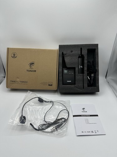 Tonor TW621 Profesional Doble Micrófono Inalámbrico Plug & Play PRO - Imagen 1 de 10
