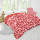 Indian Vintage Cotton Ikat Print Throws Bedding Coverlet Kantha Reversible Quilt