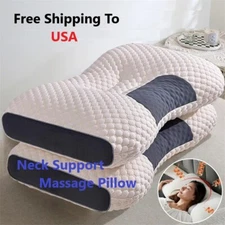 Neck Cervical Orthopedic Massage Pillow For Better Sleep Free Shipping