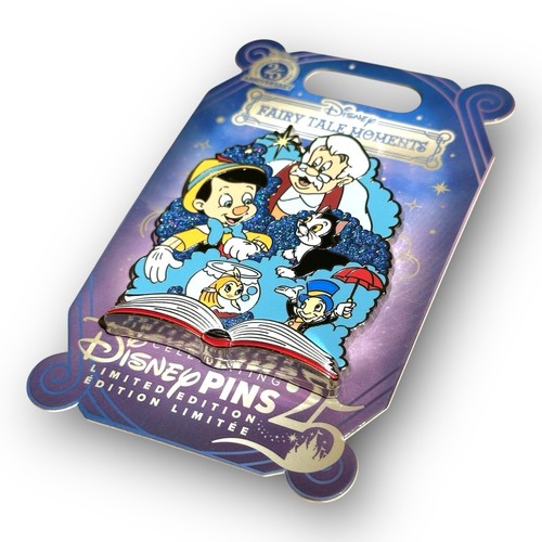 2025 Disney Parks Pin Fairy Tale Moments Pinocchio Geppetto Limited Edition New - Picture 3 of 3