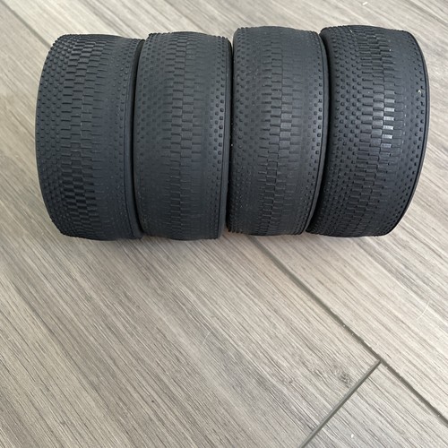 Set of 4 Panther Switch Clay T997 Tires (4) Mounted 1/8 Buggy Free Shipping - Picture 4 of 5