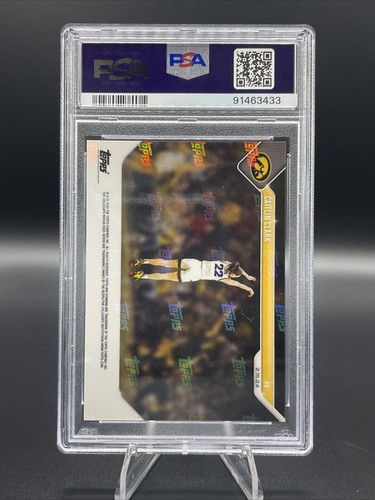 Bowman U Now Caitlin Clark 2023 PSA 10 gemas Mt #49 récord de puntuación fiebre Iowa B - Imagen 2 de 4