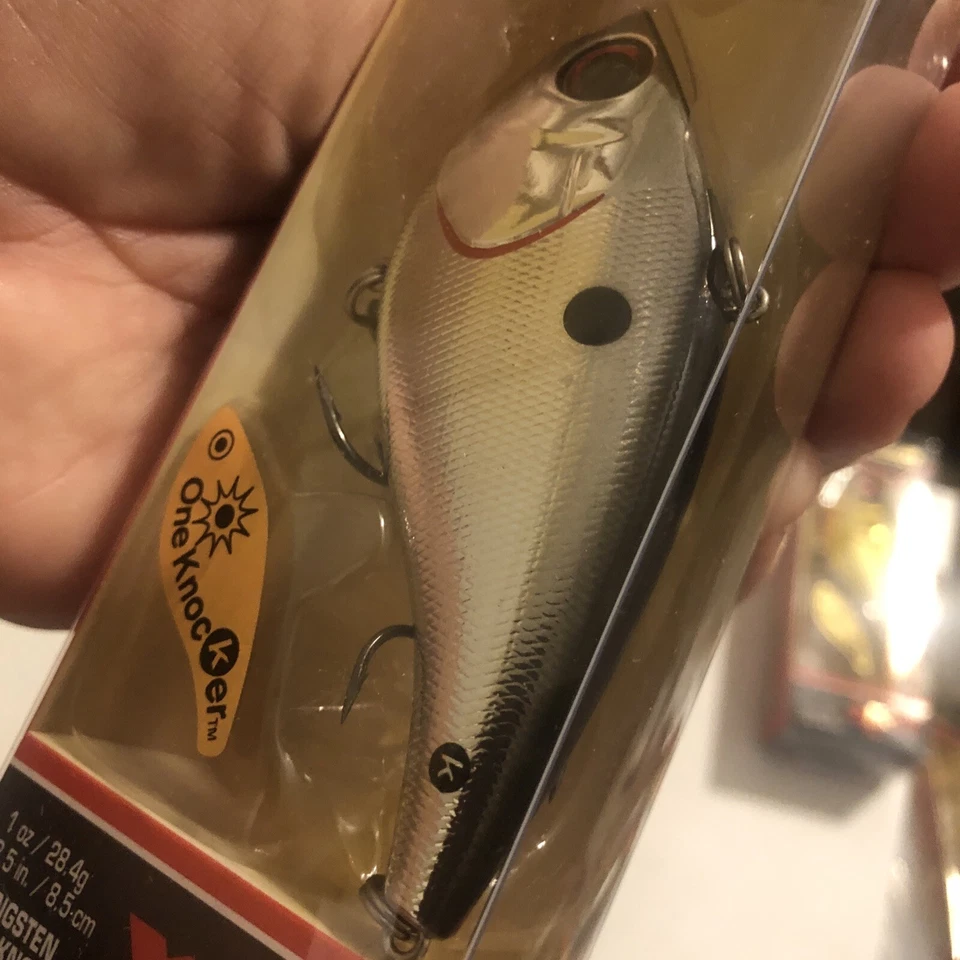 Cebo de sonajero Xcalibur Xrk100 One Knocker cromado negro 1 oz Foto 3 de 3