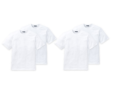 4 SCHIESSER Herren American Rundhals T-Shirts 1/2 Arm 008150