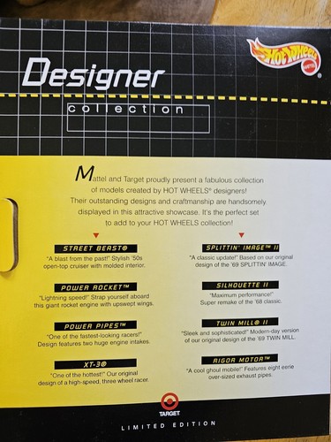 Hot Wheels DESIGNER COLLECTION 1996 Target Exclusive Limited Edition! - Picture 2 of 8
