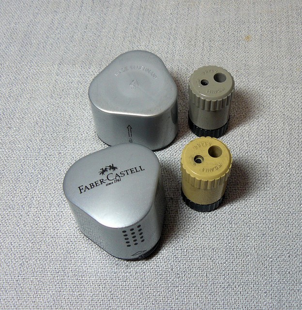 4 Bleistiftanspitzer Minenanspitzer Faber Castell und Dahle - gebraucht 4 Bleistiftanspitzer Minenanspitzer Faber Castell und Dahle - gebraucht