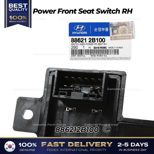⭐Genuine⭐ Power Front Seat Switch RH 886212B100 for Hyundai Santa Fe - Picture 3 of 4