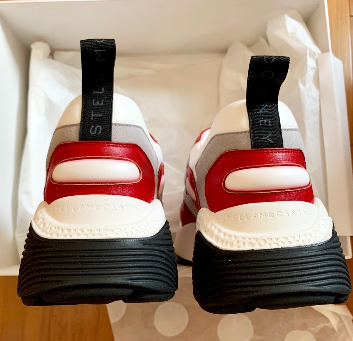 $745 Stella McCartney Men's Eclypse Sneakers Platform Low
