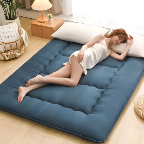 Japanese Floor Mattress Foldable Futon Mattress Sleeping Tatami Mat Camping Pad - Picture 19 of 40