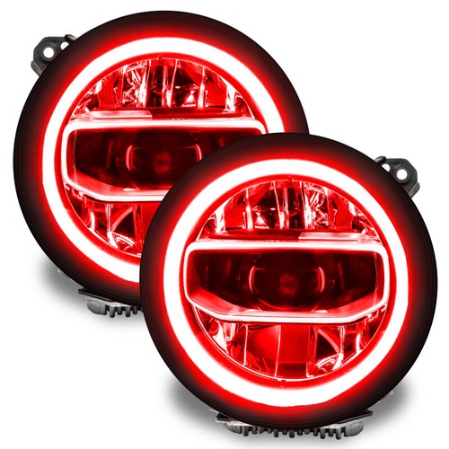 Oracle compatible with Jeep Wrangler JL/Gladiator JT RGB+W Headlight DRL Upgrade - Picture 6 of 10