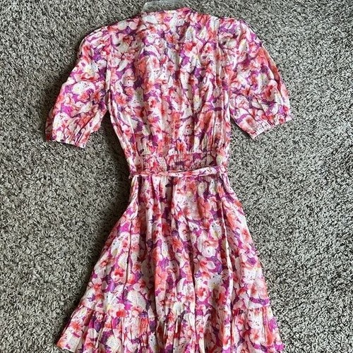 ba&sh Diamond Belted Floral Minidress Size XS NWOT - Picture 6 of 16