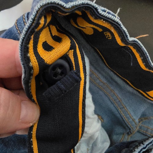Levis 510 Jeans Slim Fit Stretch Adjustable Waist Dark Wash Kids Size 18 - Picture 7 of 8