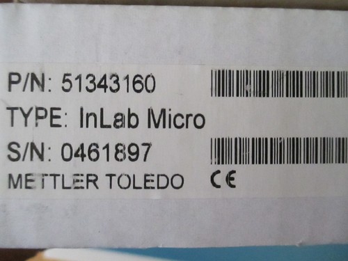 METTLER TOLEDO 51343160 ELECTRODO COMBINADO MICRO PH INLAB - Imagen 1 de 6