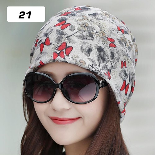 Frauen Hijab Sommer Krebs Chemo Mütze Turban Kappe Abdeckung Haarausfall Kopftuch Halstuch - Bild 35 von 39