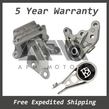 K4427 For 2018-2019 GMC Terrain 1.6L FWD AUTO Engine & Transmission Mount Kit 3X
