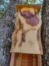 Bat House, Two Chamber, 100% Natural Cedar