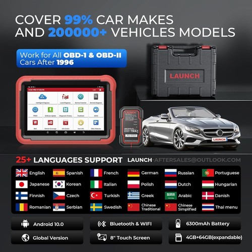 2024 LAUNCH X431 PROS V+ 5.0 Car Diagnostic Tool Bidirectional Scanner Coding - Picture 7 of 48