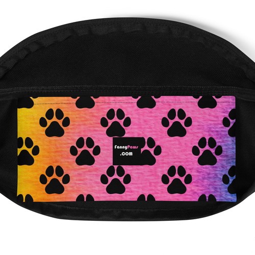Multicolored fanny pack by fanny paws #447 - Picture 9 of 17