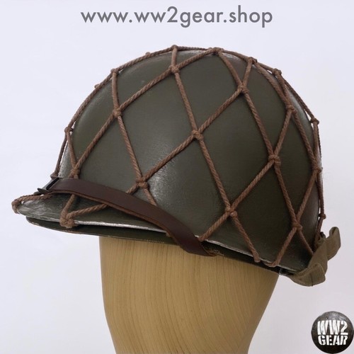 WW2 US 79th Infantry Division Army Helmet Net Helmnetz M1 WWII 79th DI - Bild 5 von 17