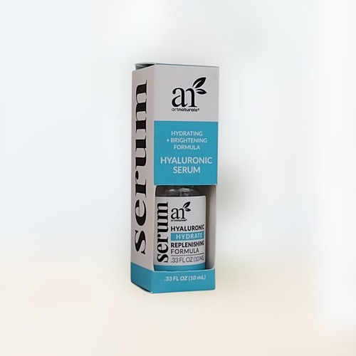 HYALURONIC ACID SERUM Hydrating Brightening Replenishing Formula 0.33 fl oz 1/27