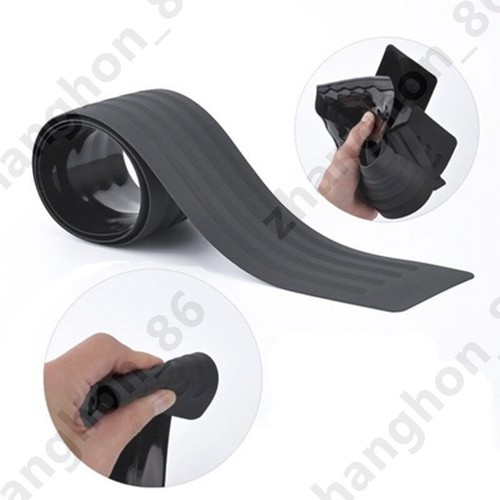 35.4" Rear Bumper Guard Trunk Edge Sill Black Rubber Protector Cover For Car SUV - Foto 5 di 12
